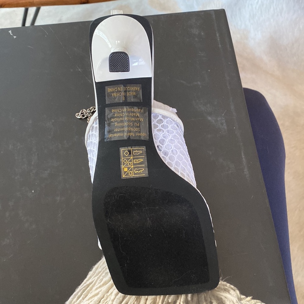 Jeffrey Campbell Ameline Net Chain Square Toe San… - image 5